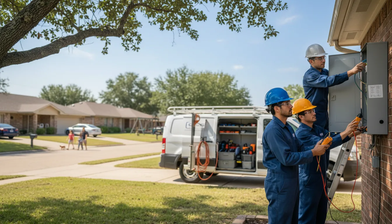 Certified electrician providing emergency electrical services in Crivitz, WI